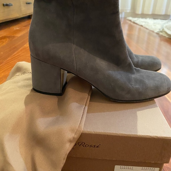 Gianvito Rossi Margaux mid bootie grey suede - Picture 4 of 7